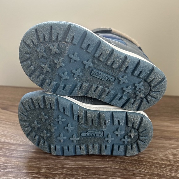 NWOB Merrell Kid's Alpine Puffer Waterproof Jr. Snow Boot, little kids size 6 - Picture 5 of 6